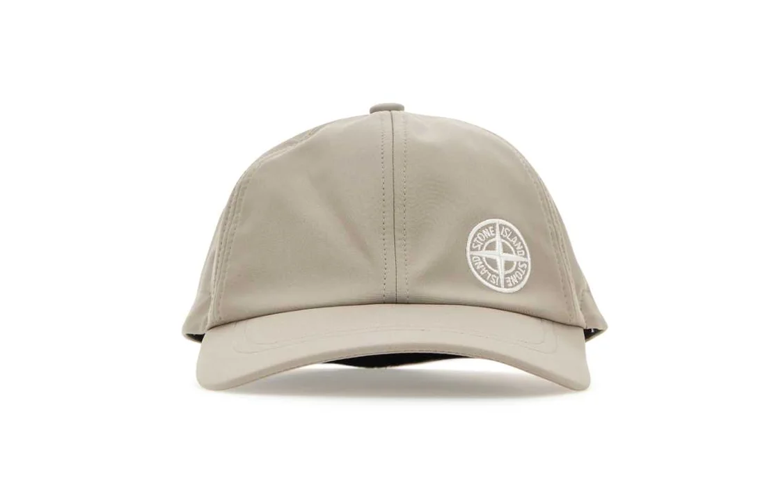 STONE ISLAND Cotton, Polyester, Elastane Baseball Caps Unisex Beige