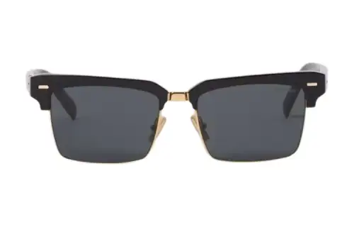 Miu Miu logo-lettering square-frame sunglasses