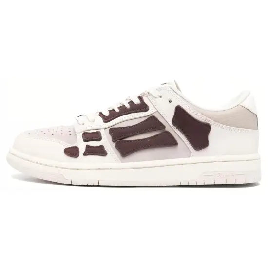 AMIRI Skel Top Low 'White Brown'