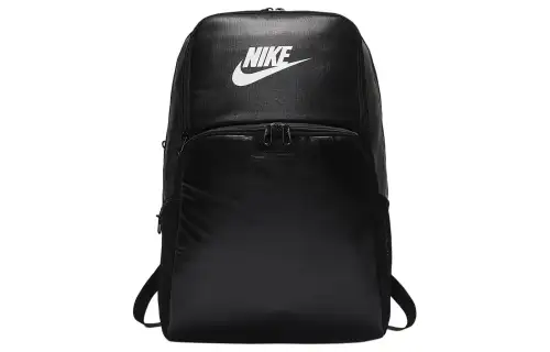Nike Polyester Backpack Regular Men's Black & White