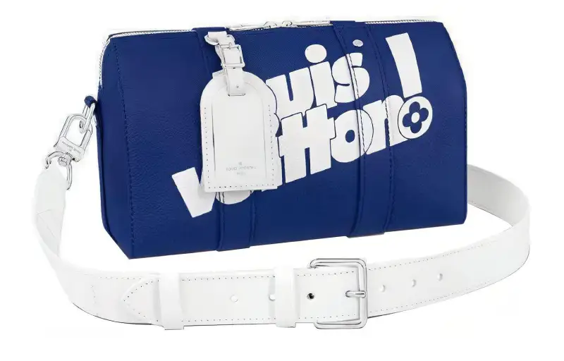 LOUIS VUITTON City Keepall Monogram Blue
