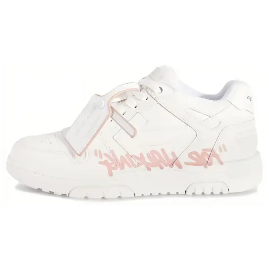 OFF-WHITE Out Of Office Low For Walking White Pink Women's