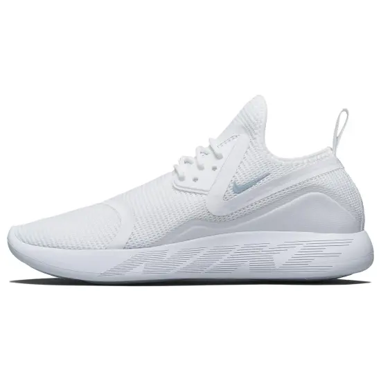 Nike LunarCharge Breathable And Lightweight Low Top Running Shoes Unisex White