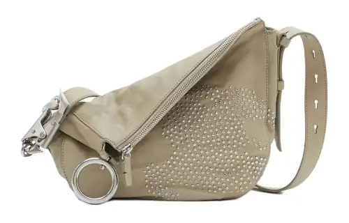 Burberry Knight Calfskin Crossbody Bag, Shoulder Bag Women's Mist