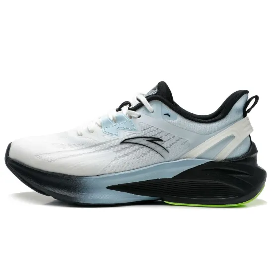 ANTA Running Collection Running Shoes Men Low-Top Ivory White/FANTAsy Blue