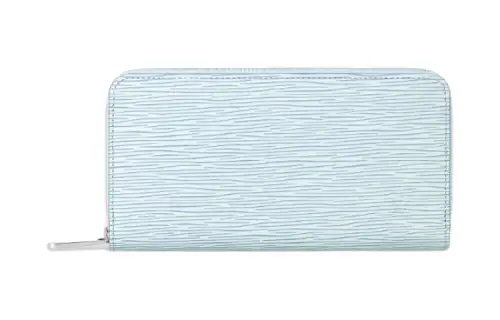 LOUIS VUITTON Zippy Epi Leather Wallet Women's Ice Blue