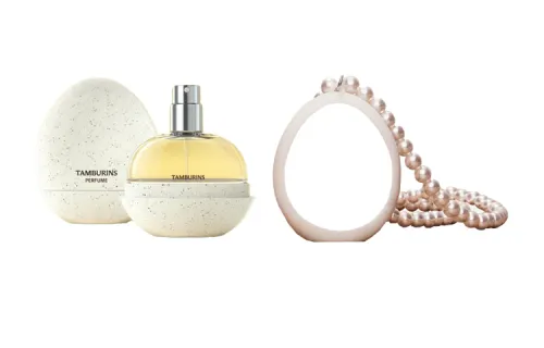 Tamburins WOOD SALT BEACH wind-blown coast perfume set 14ml+pearl shell