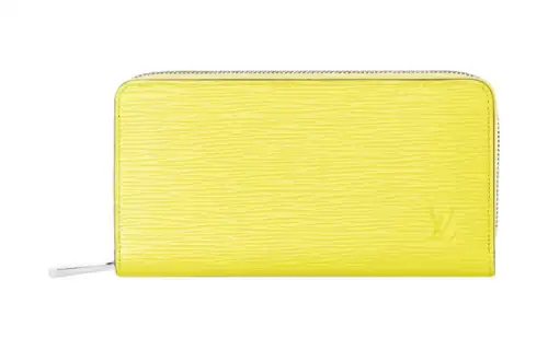 LOUIS VUITTON Zippy Epi Leather Wallet Women's Yellow