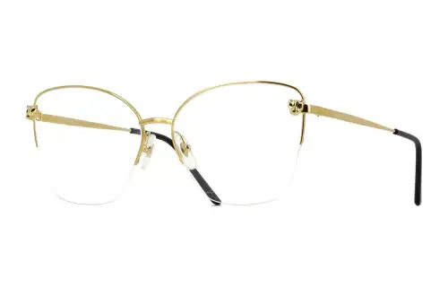 CARTIER Eyewear Round-frame Rimless Glasses