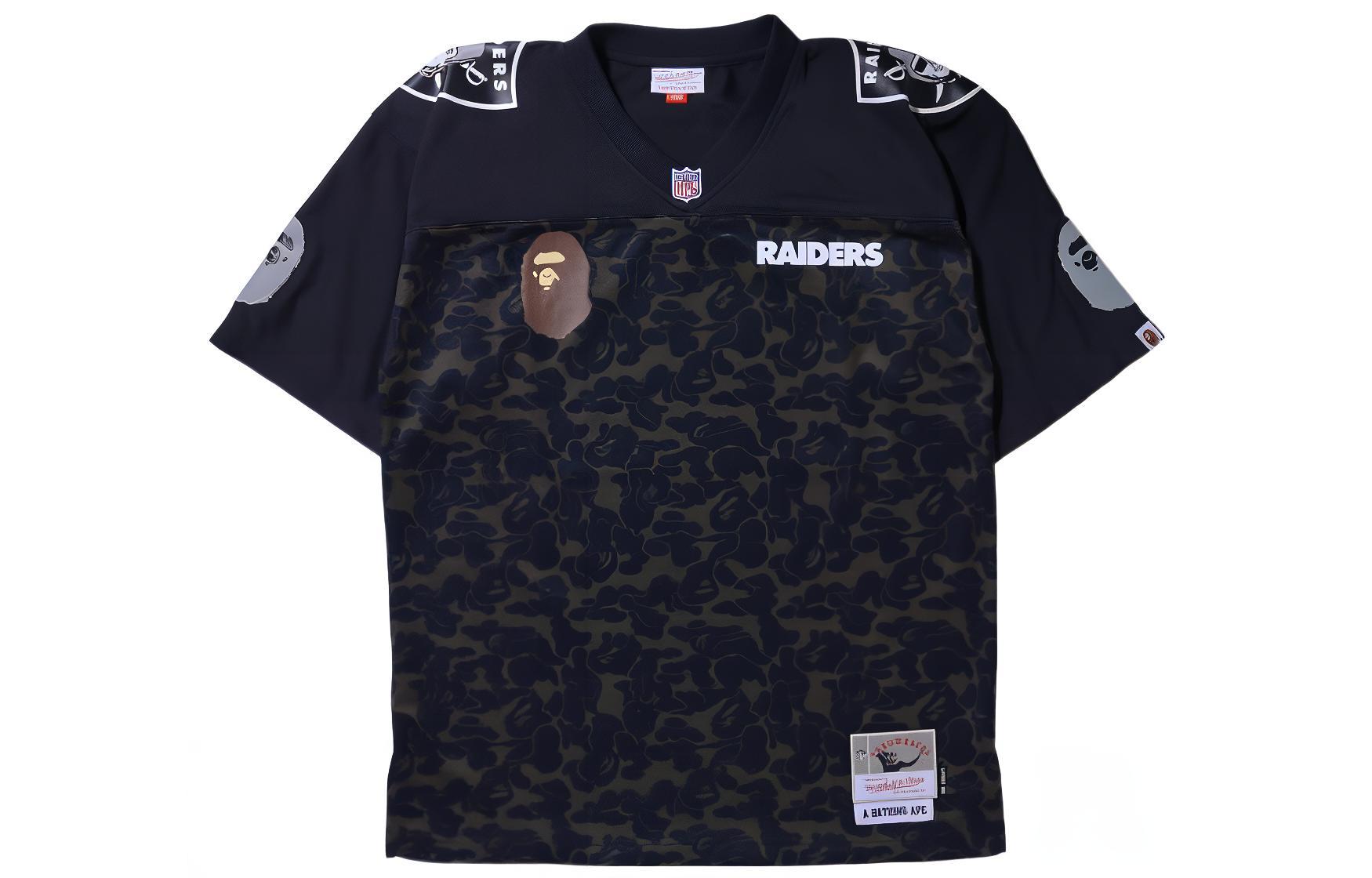 Bape X Mitchell & Ness Nfl Oakland Raiders Legacy Jersey
