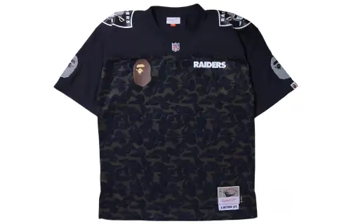 Bape X Mitchell & Ness Nfl Oakland Raiders Legacy Jersey