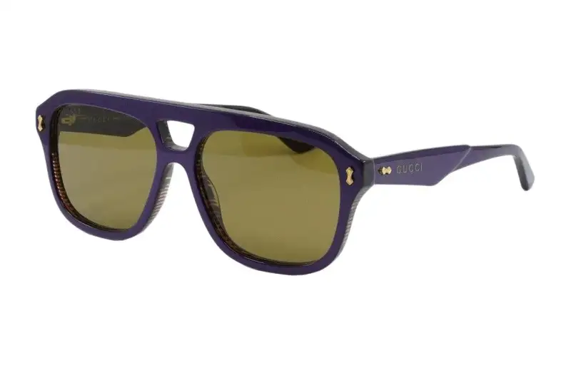 GUCCI Aviator Sunglasses Men's Purple
