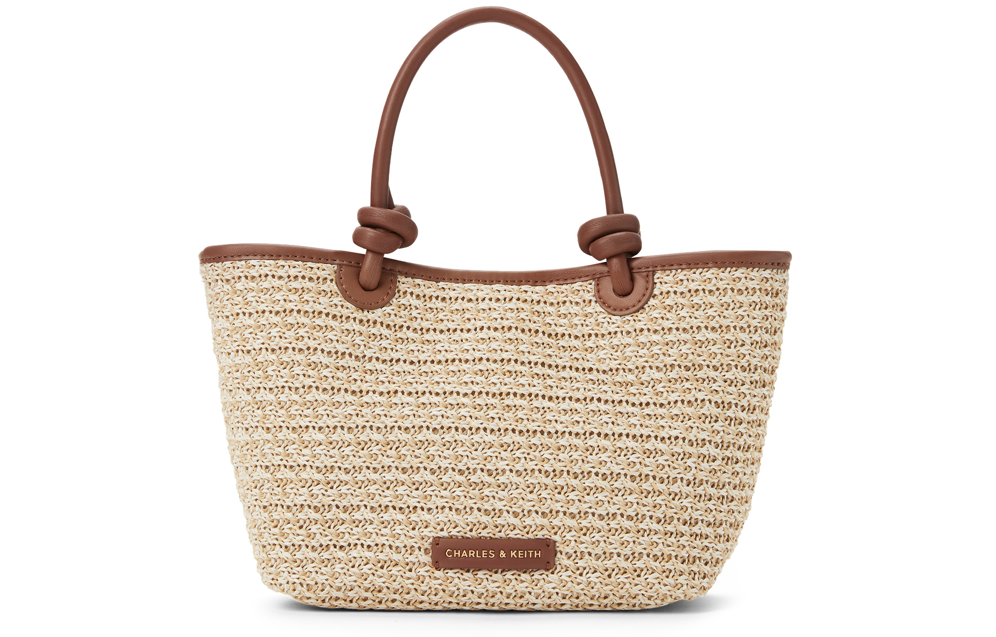 CHARLES&KEITH Fabric Tote One Shoulder Handbag Regular Women's Multi Composite Color