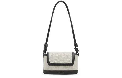 CHARLES&KEITH Polyurethane Shoulder Bag Women's Black