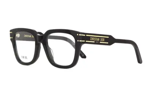 DIOR Square Eyeglass Frames Unisex Black