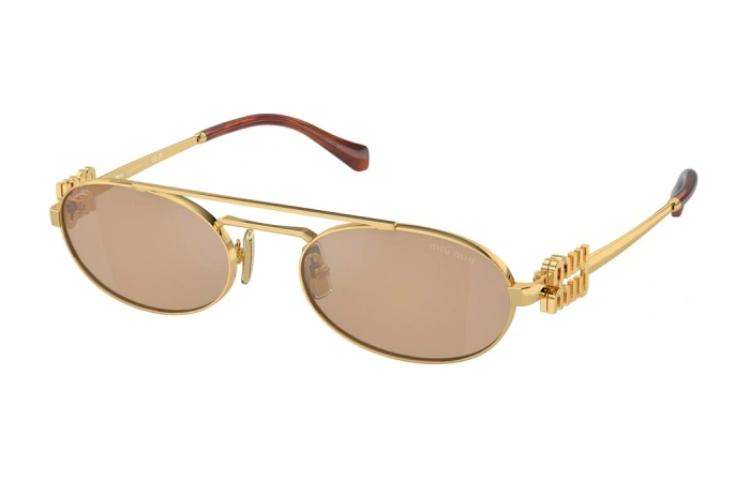 Женские очки MIU MIU (золотые)