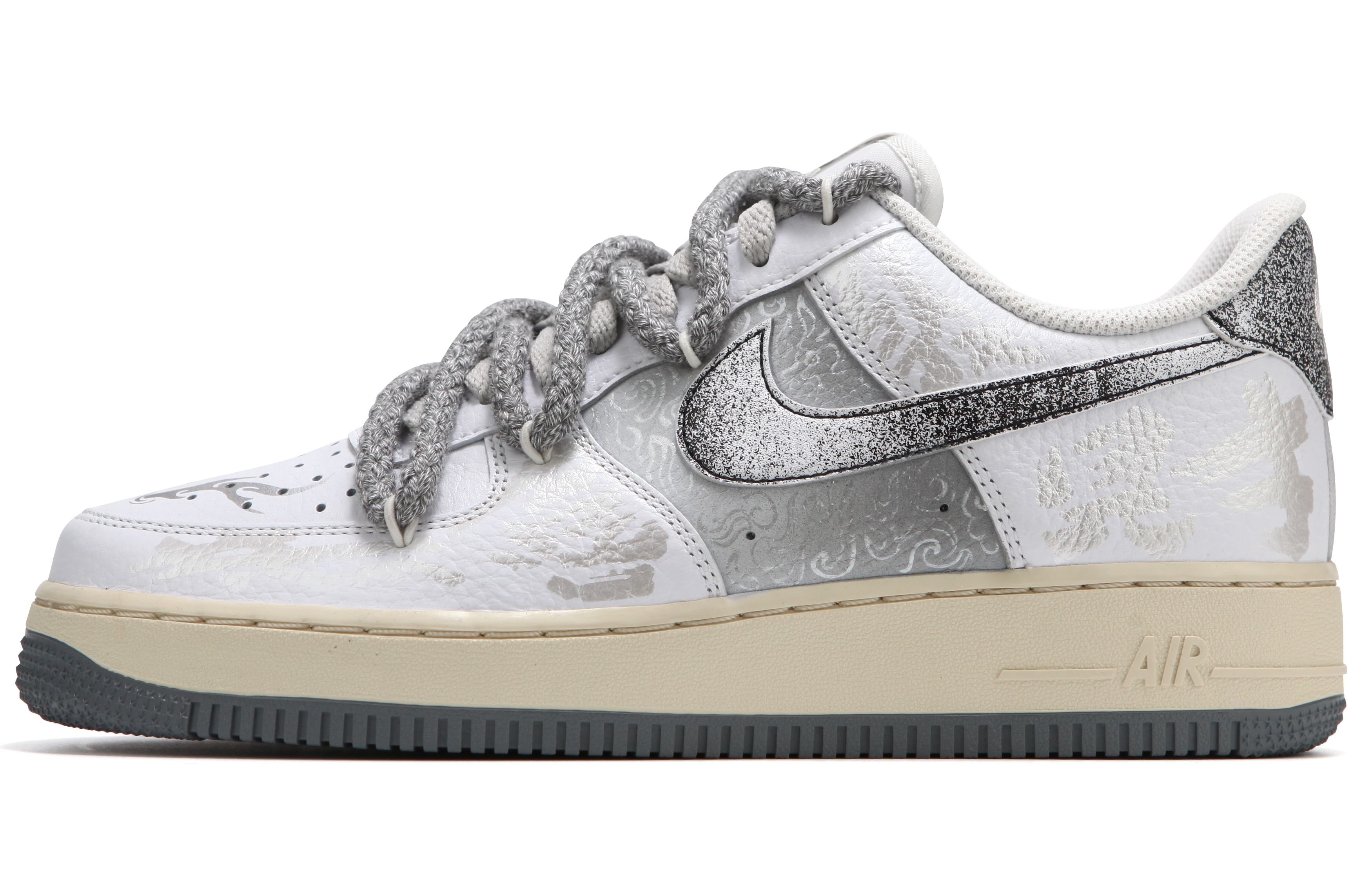 Nike Air Force 1, sneakers, retro trend universal low belt, custom-made, women's style