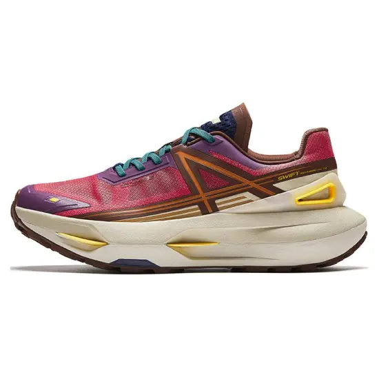 ANTA Champion Series Running Shoes Men Low-Top Red/Brown