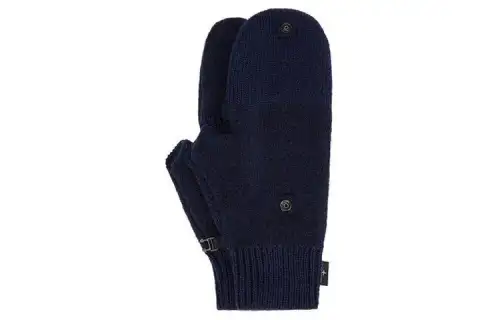 STONE ISLAND Knit Gloves Unisex Blue