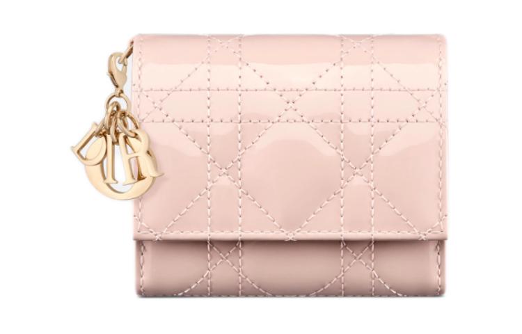 Женский кошелек DIOR Lady Dior (розовый)