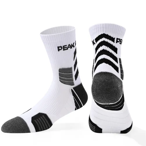 Sports non-slip basketball socks for training for leisure for gym for men and women, absorbs sweat and smell, for running