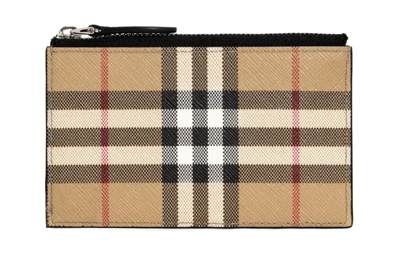Burberry Polyurethane Wallet, Card Holder Men's Multicolor