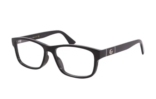 GUCCI Web Square Eyeglass Frames Men's Black