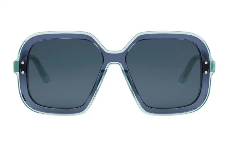 DIOR Acetate Butterfly Sunglasses Men's Blue