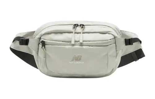 New Balance Nylon Crossbody Bag, Fanny Pack Men's Cream
