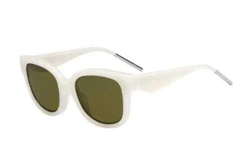 DIOR Square Sunglasses Women's White