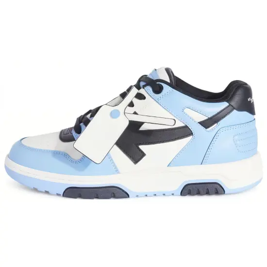 OFF-WHITE Out Of Office Low-Top Leather Sneaker 'Blue Black White'