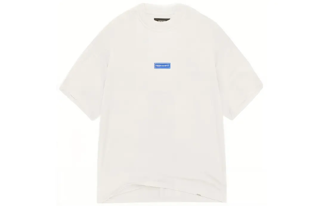 REPRESENT T Shirts Men's White Crew Neck Moderate Straight Fit