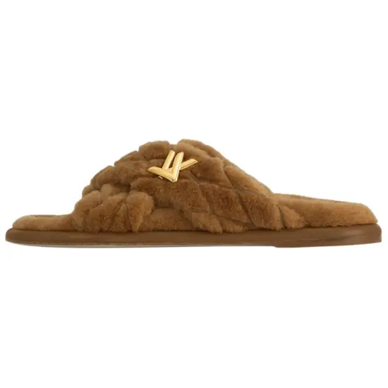 LOUIS VUITTON Bliss Slide Slippers Women's Brown