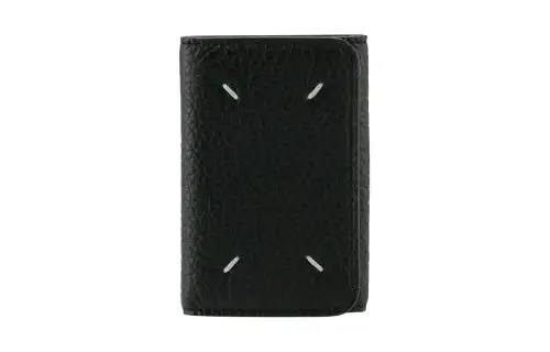 Maison Margiela Calfskin Card Holder, Wallet Mini Men's Black
