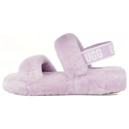 UGG Oh Yeah Thick Sole Sandals Purple Women's