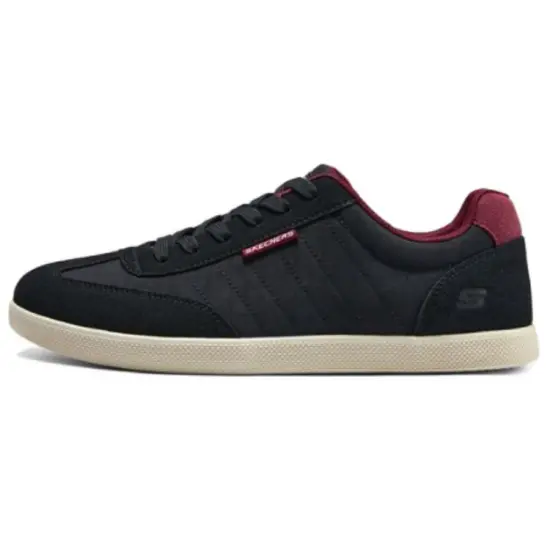 Skechers Skateboard Shoes Men Low-Top Black