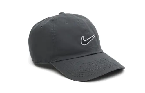 Nike Cotton Baseball Caps Unisex Gray