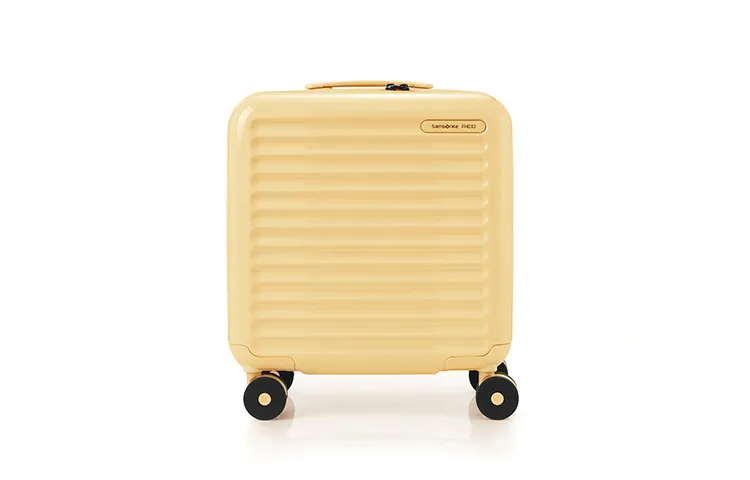 SAMSONITE PC Material Suitcase Luggage Unisex Yellow/Pink/Green
