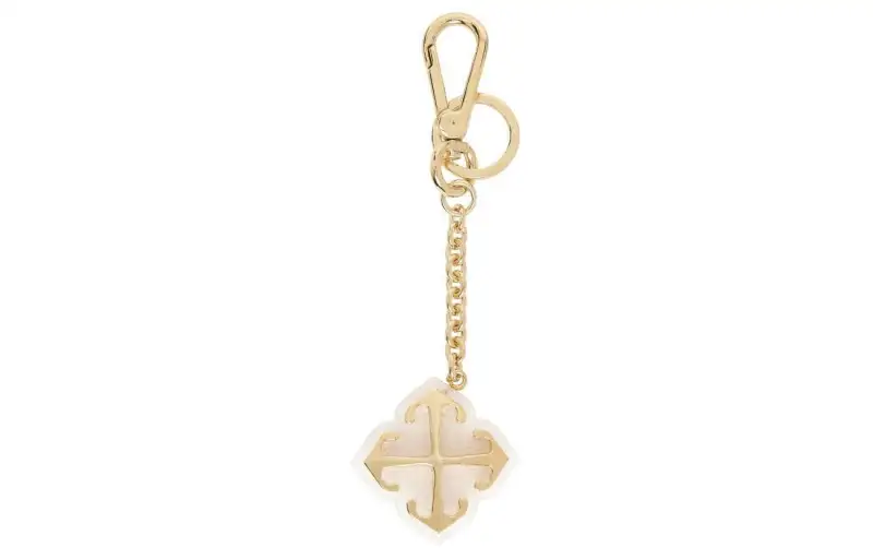 OFF-WHITE Jitney-charm key ring