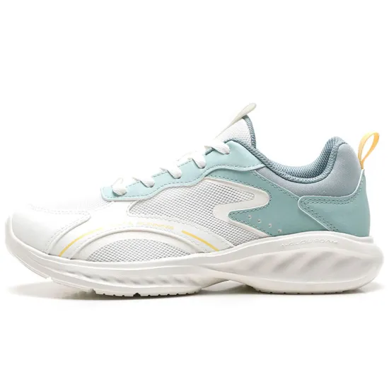 ANTA Running Collection Running Shoes Women's Low-Top Ivory White/Misty Green/Fish Eye Green