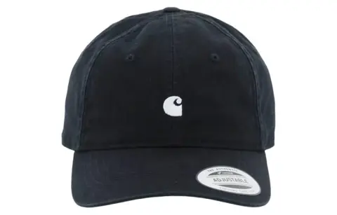 Carhartt WIP Cotton Canvas Baseball Caps Men's Black