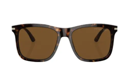 PRADA Irregular Shape Sunglasses Men's Tortoiseshell