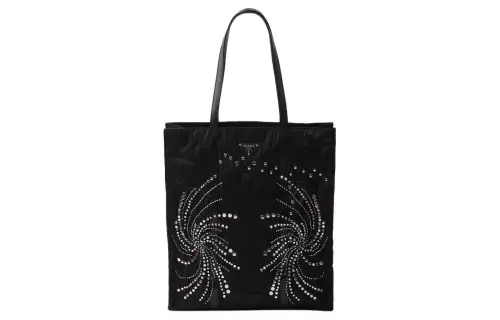 PRADA Recycled Nylon Tote Bag, Shopping Bag, Handbag Large Women's Black
