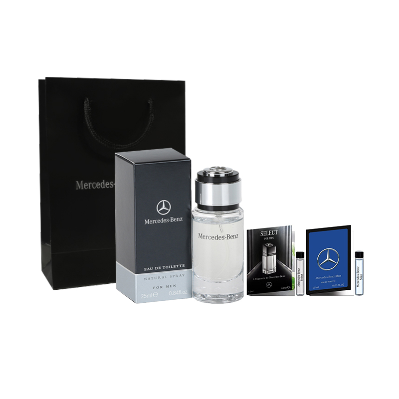 BENCHI Homonymous Men's Clothing Sets Three Piece Set Woody Eau De Toilette 25ml Shopping Bag+1.5m L*2