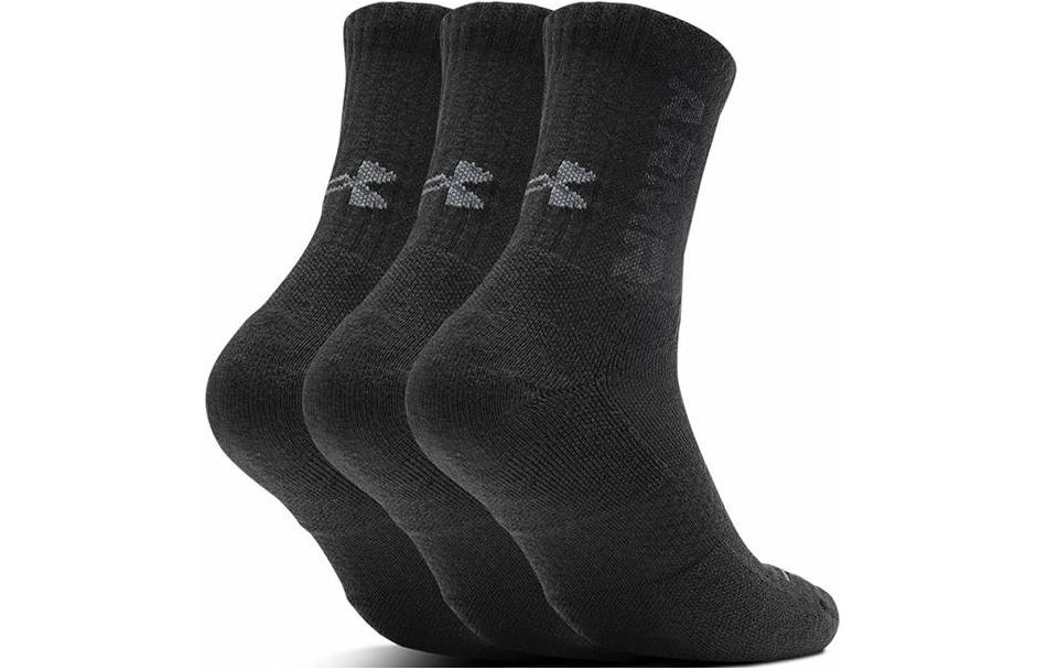 Under Armour Crew Socks Unisex 3 Pack Black