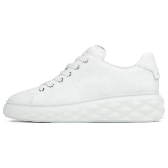 Jimmy Choo Diamond Light Maxi Leather Sneakers