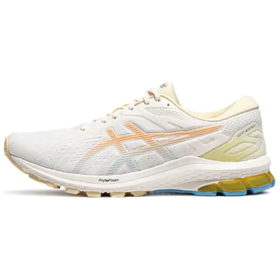 Asics GT-1000 10 Running Shoes 'White Yellow'