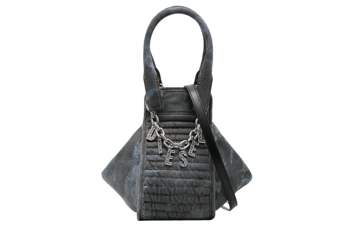 DIESEL Cotton Handbag Small Women's Indigo