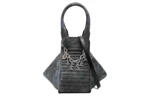 DIESEL Cotton Handbag Small Women's Indigo
