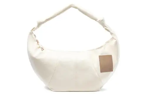 Li Ning Li Ning X Jackie Chan Kung Fu Collection Cotton One Shoulder Handbag Unisex Paper White